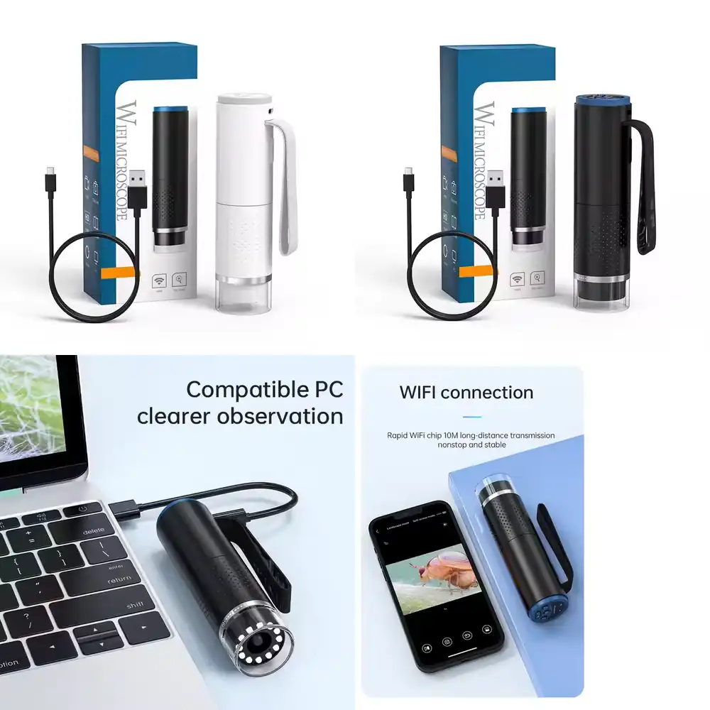 Electronics Repair Online - Draagbare 2MP 1000X 1080P digitale elektronenmicroscoop