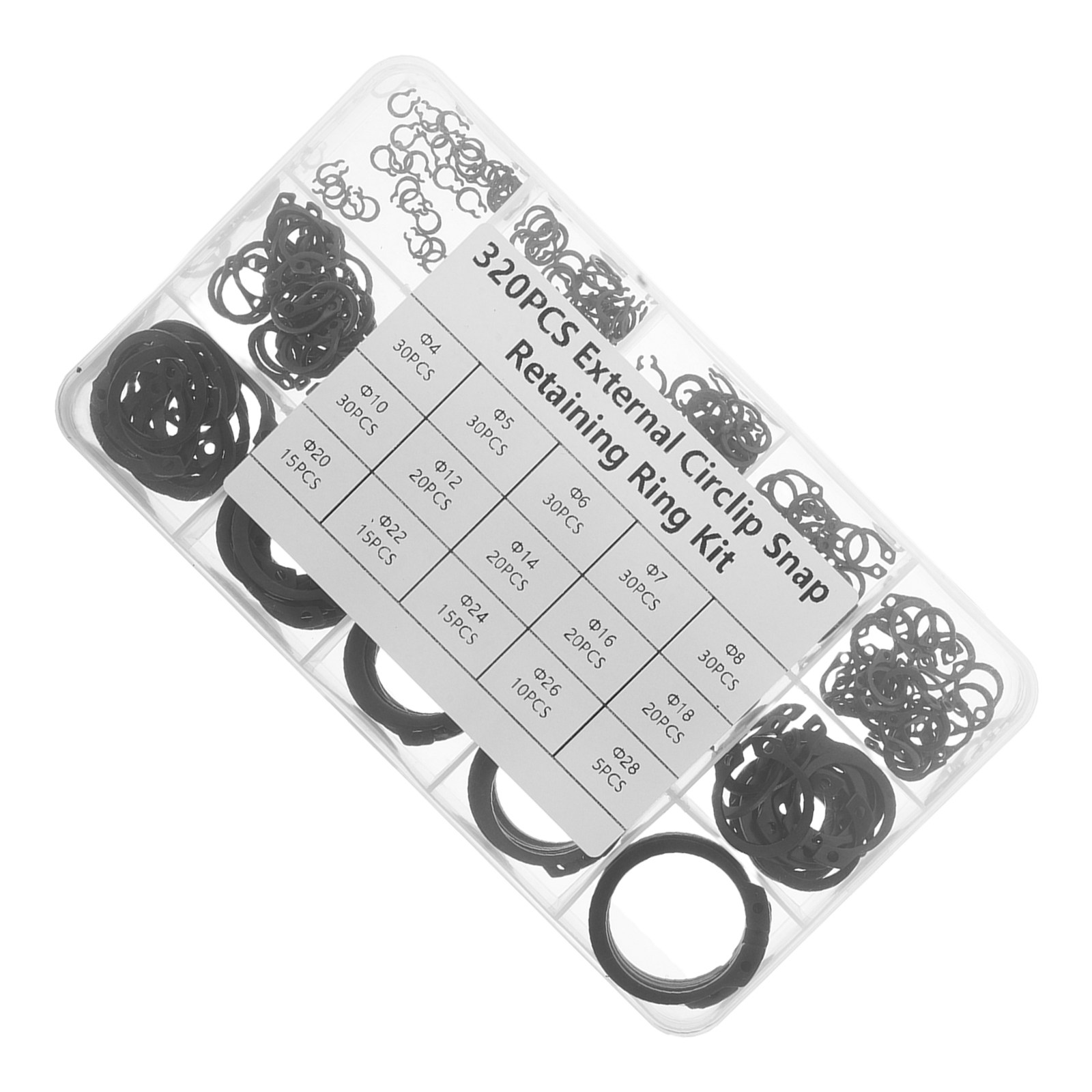 Electronics Repairing - 320-delige set borgringen van staal, externe