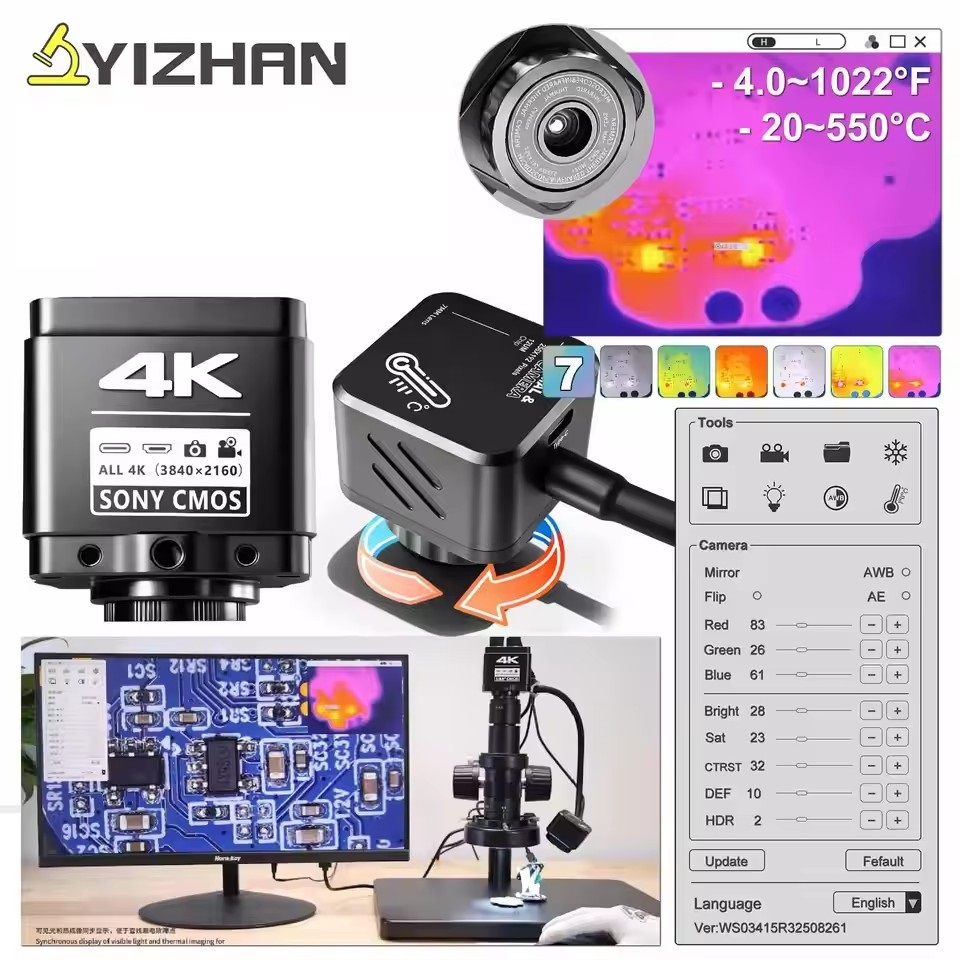 Electronics Repairing - YIZHAN Warmtebeeldcamera 256*192 Pixels 4k Elektronica