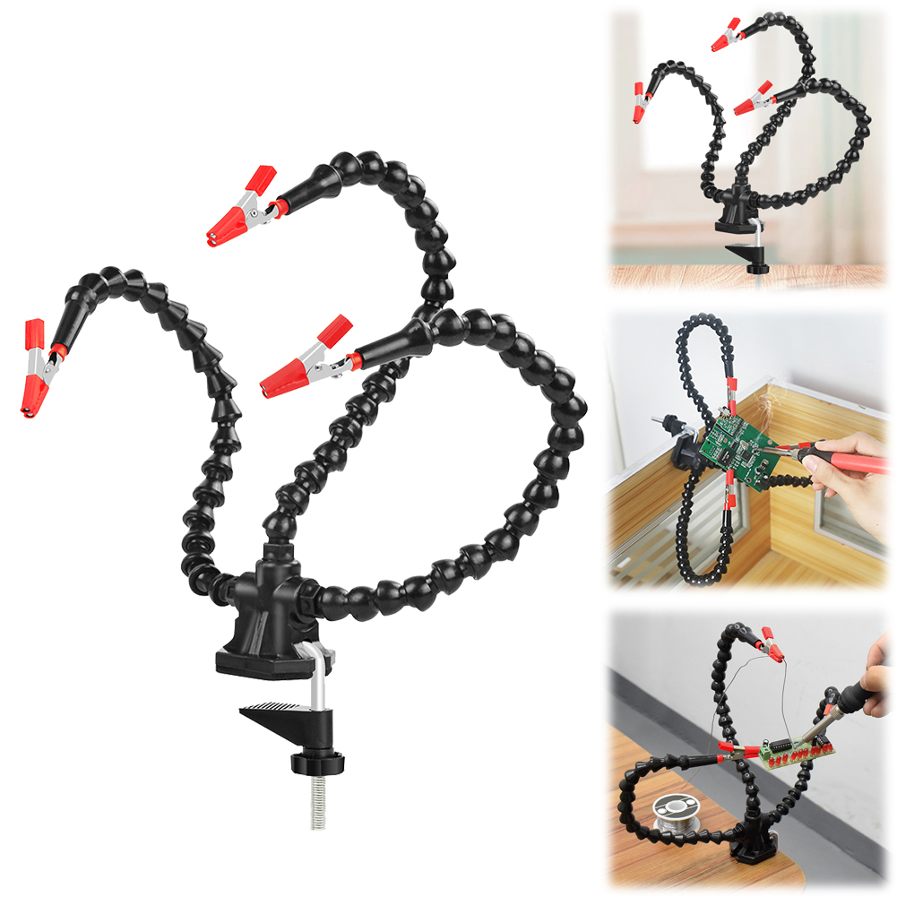 Electronics Repair Desk - Bureauklem Solderen Helpende Hand 3/4/5 Flexibele