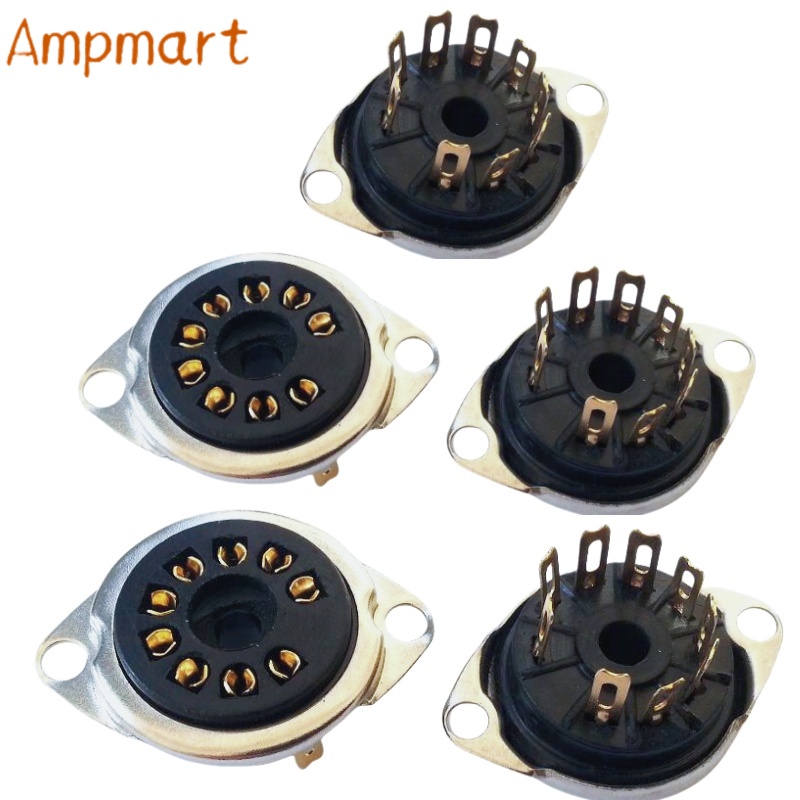 10PCS Bakeliet 9-pins buisfitt - Vintage Electronics Repair Youtube recensie en prijs