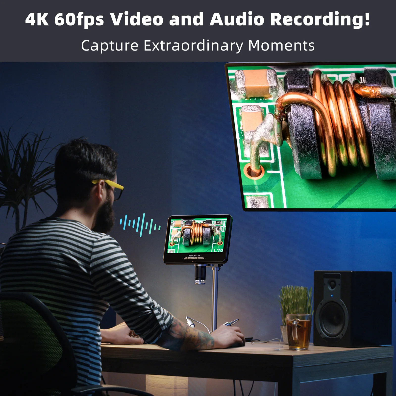 Andonstar AD210S-Pro 4K 60FPS  - Electronics Repairing recensie en prijs
