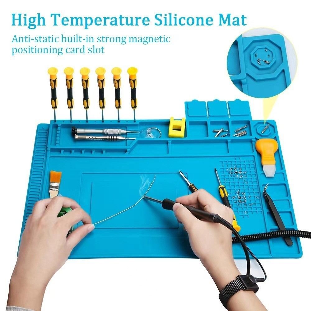 Siliconen soldeerstationmat An - Electronics Repair Desk recensie en prijs
